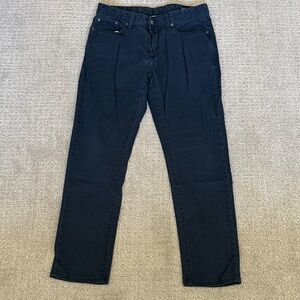 Nautica Men's Dark Blue Straight Jeans